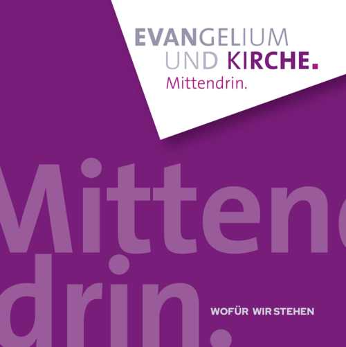 Titelbild des EuK-Wahlprogramms 2025: Mittendrin